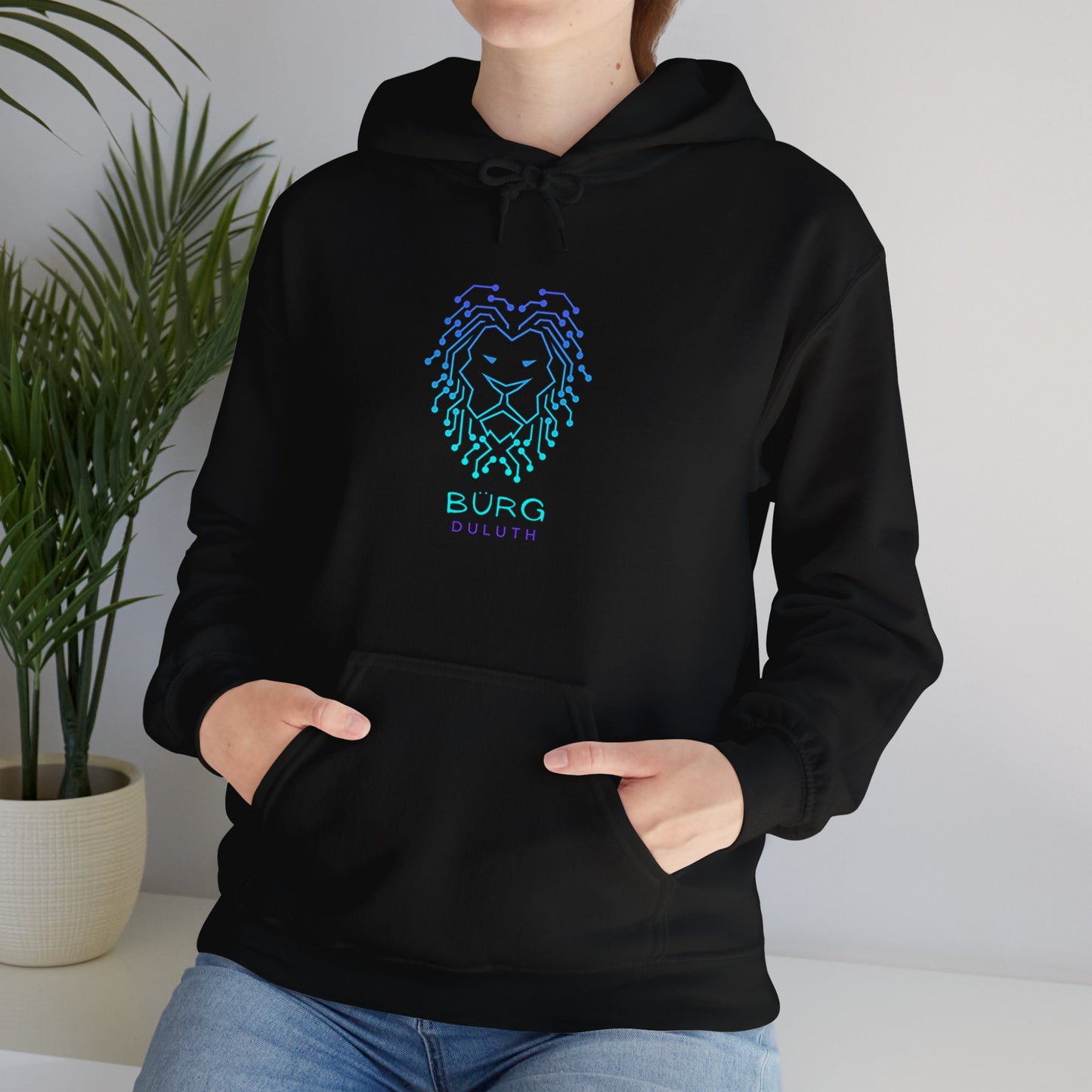 BURG LION Unisex Heavy Blend™ Hooded Sweatshirt
