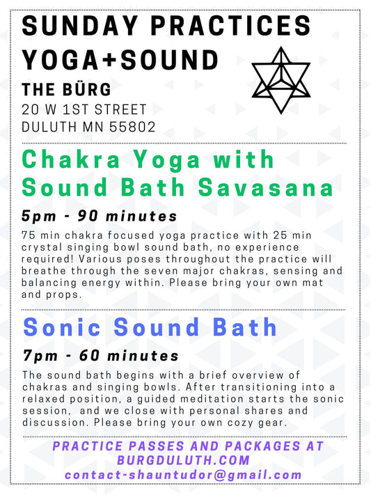 Chakra Yoga plus Sound Bath (Unlimited) "Monthly Membership"