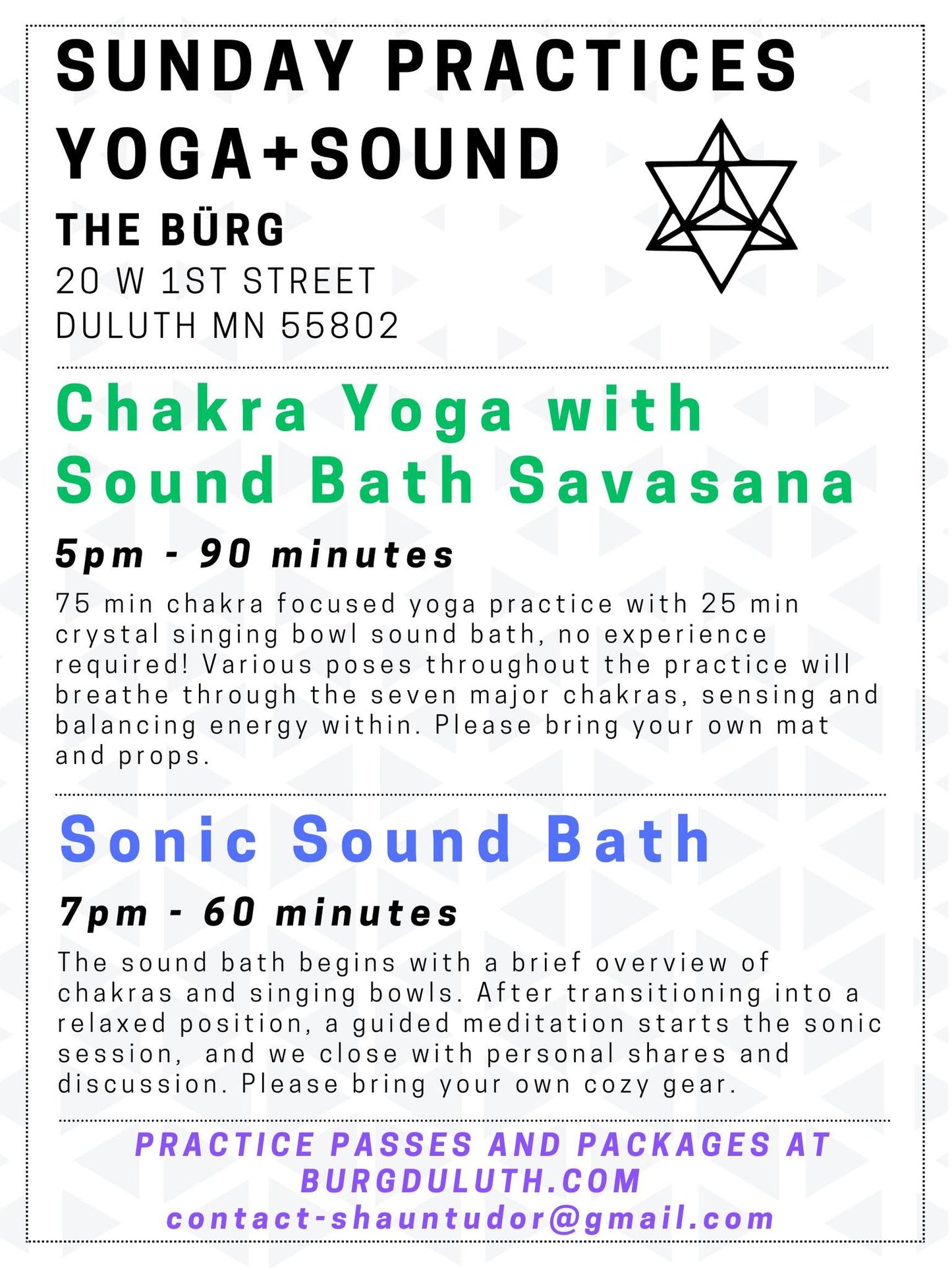 5PM Chakra Yoga plus Sound Bath (90 minutes) "Single Practice"
